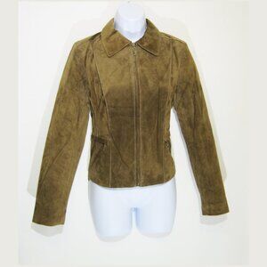 Ann Taylor Genuine Brown Suede Jacket - New/Never Worn - Medium